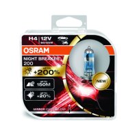 OSRAM NIGHT BREAKER® 200 H4 Duobox 64193NB200-HCB