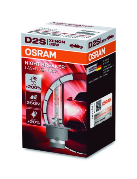OSRAM XENARC® NIGHT BREAKER® LASER D2S Folding Box 66240XNL