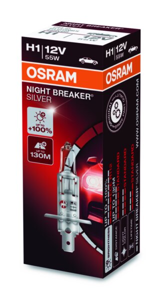 OSRAM NIGHT BREAKER® SILVER H1  Folding Box 64150NBS