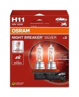 OSRAM NIGHT BREAKER® SILVER H11 Duo Box 64211NBS-2HB