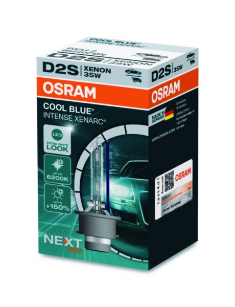 OSRAM XENARC® COOL BLUE® INTENSE D2S Faltschachtel 66240CBN