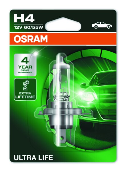 OSRAM ULTRA LIFE H4 Einzelblister 64193ULT-01B