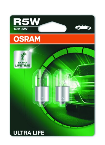 OSRAM ULTRA LIFE R5W Doppelblister 5007ULT-02B