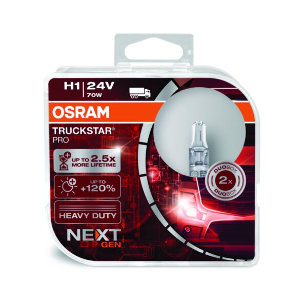 OSRAM TRUCKSTAR® PRO H1 Duobox 64155TSP-HCB