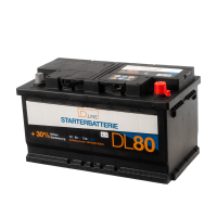 D.LINE Starterbatterie DL80 12V / 80Ah / 740A EN...