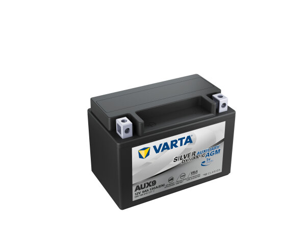 VARTA AUX9 Silver Dynamic Auxiliary 12V 9Ah 130A EN (509106013G412)
