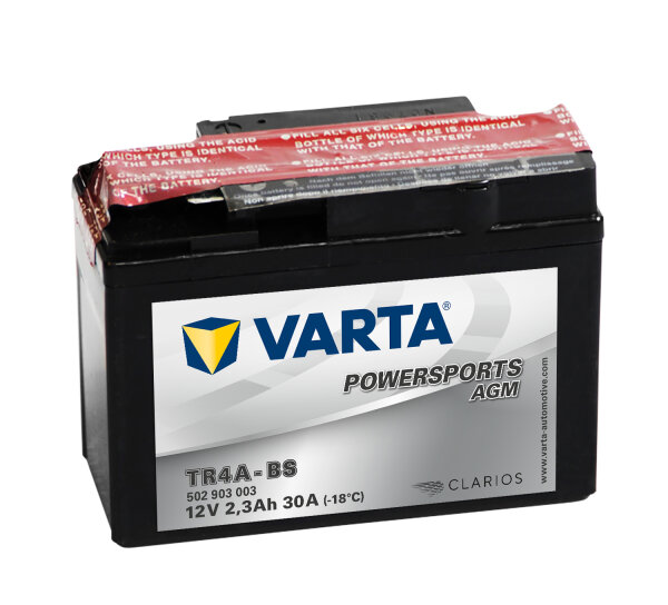 VARTA Powersports AGM  TR4A-BS 12V 2,3Ah 30A EN (502903003I314)