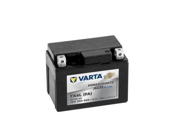 VARTA Powersports AGM (FA) TX4L (FA) 12V 3Ah 50A EN (503909005I312)