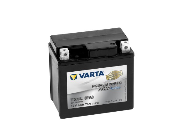 VARTA Powersports AGM (FA) TX5L (FA) 12V 4Ah 75A EN (504909008I312)
