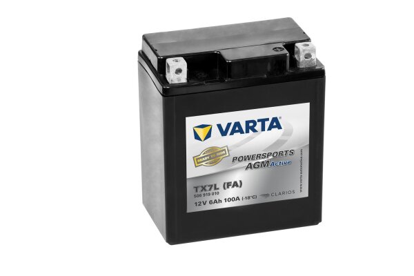VARTA Powersports AGM (FA) TX7L (FA) 12V 6Ah 100A EN (506919010I312)