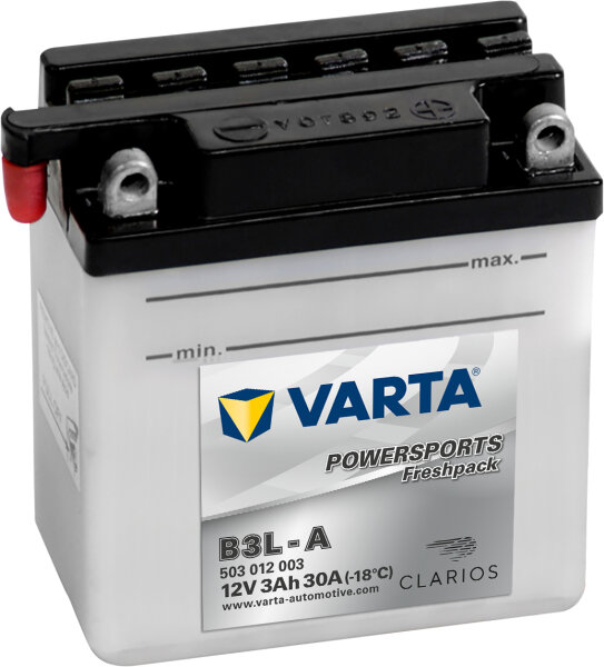 VARTA Powersports Fresh Pack B3L-A 12V 3Ah 30A EN (503012003I314)