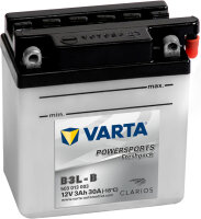 VARTA Powersports Fresh Pack B3L-B 12V 3Ah 30A EN...