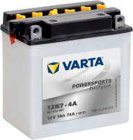 VARTA Powersports Fresh Pack 12N7-4A 12V 7Ah 74A EN...