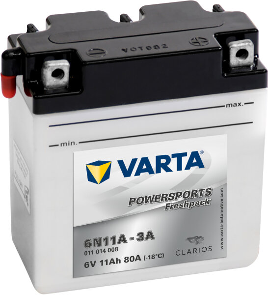 VARTA Powersports Fresh Pack 6N11A-3A 6V 11Ah 80A EN (011014008I314)