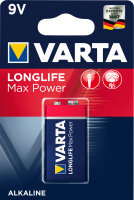 VARTA LONGLIFE Max Power 9V Blister 1 (4722101401)
