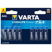 VARTA LONGLIFE Power AAA Blister 8 (4903121418)