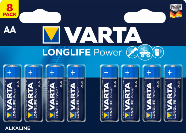 VARTA LONGLIFE Power AA Blister 8 (4906121418)