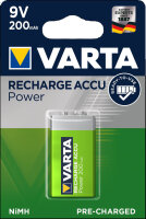 VARTA RECHARGE ACCU Power 9V 200mAh Blister 1 (56722101401)
