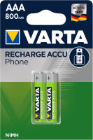 VARTA RECHARGE ACCU Phone AAA 800mAh Blister 2 (58398101402)