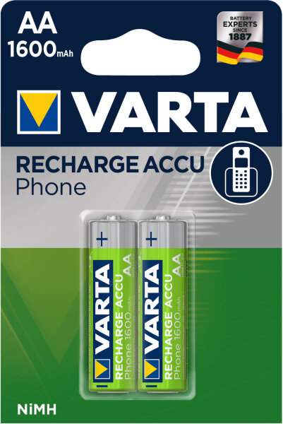 VARTA RECHARGE ACCU Phone AA 1600mAh Blister 2 (58399201402)