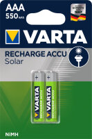 VARTA RECHARGE ACCU Solar AAA 550mAh Blister 2 (56733101402)