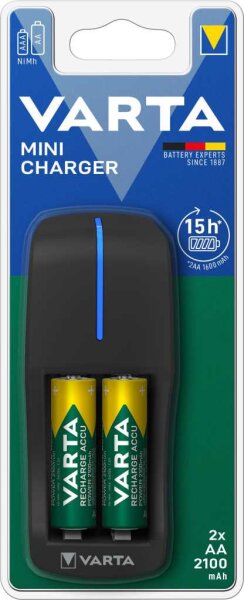 VARTA Mini Charger 2x AA 56706 2100mAh (57646101451)