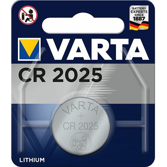 VARTA LITHIUM Coin CR2025 Blister 1 (6025101401)