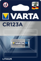 VARTA LITHIUM Cylindrical CR123A Blister 1 (6205301401)