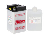 Nitro Motorradbatterie B49-6 WA -N- mit Säureflasche