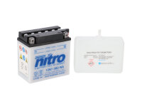 Nitro Motorradbatterie 12N7-3B2 WA -N- mit Säureflasche