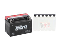Nitro Motorradbatterie YTX9-BS -N- mit Säurepack AGM