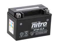 Nitro Motorradbatterie YTX9-BS GEL -N-  AGM / GEL  (gug)