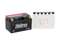 Nitro Motorradbatterie YTZ10S-BS -N- mit Säurepack AGM