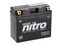 Nitro Motorradbatterie YT12B-4 -N-  AGM / GEL  (gug)