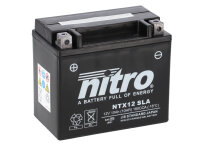 Nitro Motorradbatterie YTX12-BS GEL -N-  AGM / GEL  (gug)