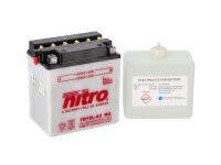 Nitro Motorradbatterie YB10L-A2 WA -N- mit Säureflasche