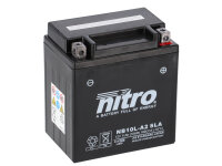 Nitro Motorradbatterie YB10L-A2 GEL -N-  AGM / GEL  (gug)