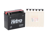 Nitro Motorradbatterie YTX20H-BS -N- mit Säurepack AGM