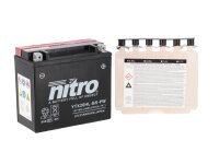 Nitro Motorradbatterie YTX20HL-BS-PW -N- mit...