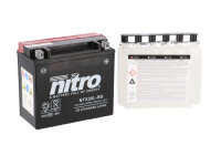 Nitro Motorradbatterie YTX20L-BS -N- mit Säurepack AGM