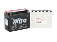 Nitro Motorradbatterie YTX24H-BS -N- mit Säurepack AGM