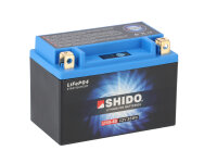 SHIDO LTX9-BS Lithium Ion Motorradbatterie