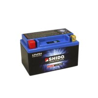 SHIDO LTX14-BS Lithium Ion Motorradbatterie