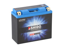 SHIDO LT12B-BS Lithium Ion Motorradbatterie