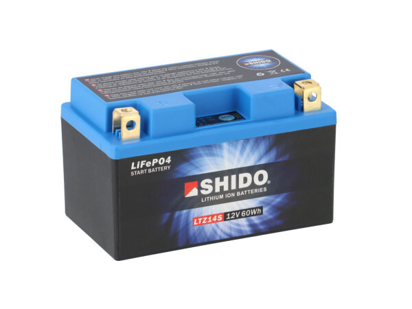 SHIDO LTZ14S Lithium Ion Motorradbatterie