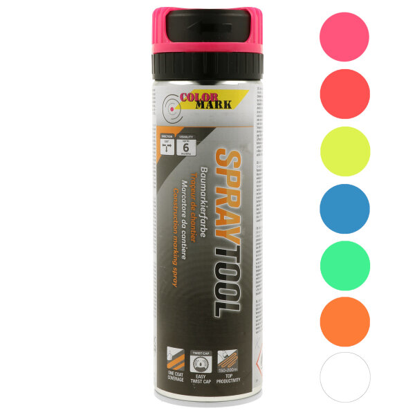 COLORMARK SPRAYTOOL Markierungsfarbe verschiedene Farben 500 ml Spraydose 119590