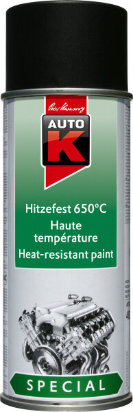 Auto-K Special 400ml,  hitzefestes Lackspray bis 650°C schwarz matt 233041