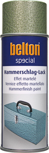 belton Special 400ml, Hammerschlag-Lackspray grün seidenglänzend 323005