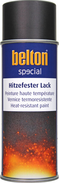 belton Special 400ml, Hitzefestes Lackspray bis 650°, schwarz matt 323301