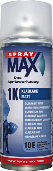 SprayMAX 400ml, 1K Klarlack transparent matt 680050